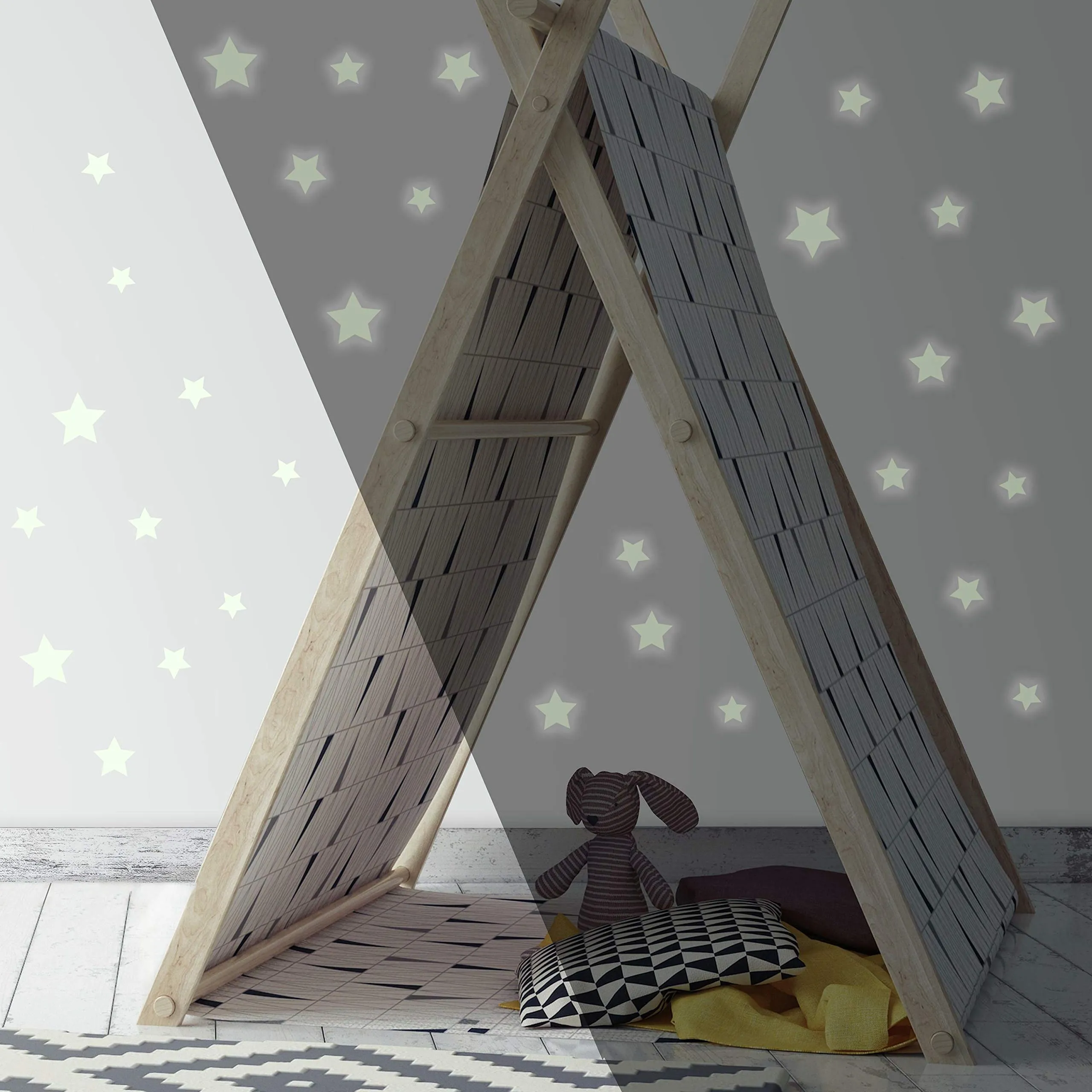 RoomMates Glow in the Dark Stars Peel and Stick Wall Decals