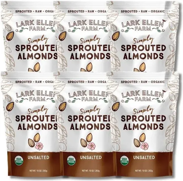 Order a pack of our organic sprouted almonds.