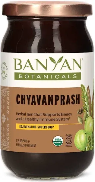 Banyan Botanicals Chyavanprash Organic Ayurvedic Herbal Jam with Raw Honey