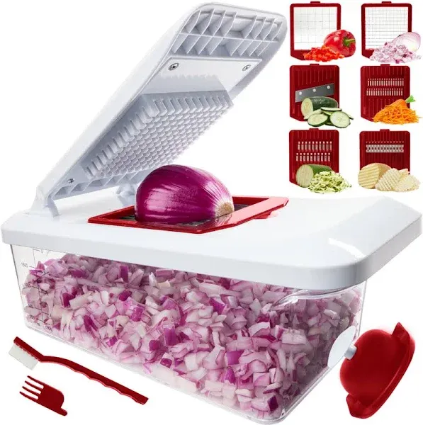 Gorilla Grip Heavy Duty 12-in-1 Vegetable Chopper