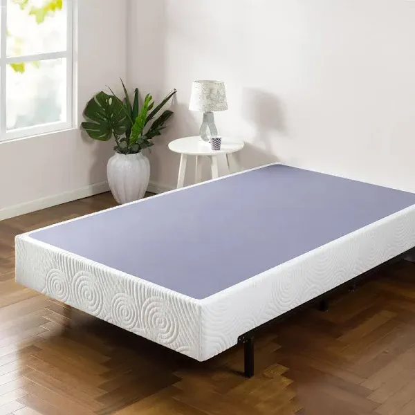 Zinus Metal Box Spring with Wood Slats 9 inch Mattress Foundation