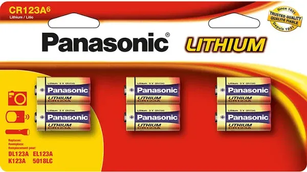 Panasonic Cr123a 3V Lithium