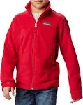 Columbia Steens MT II Fleece Boys Large Mountain Red Jacket