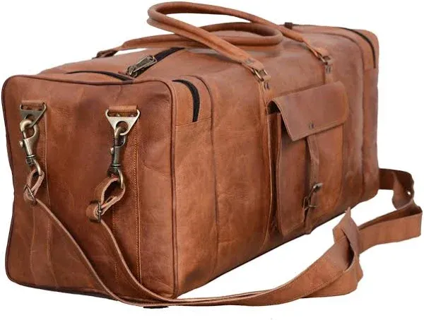 Komal's Passion Leather Duffel Bag