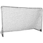 Franklin Sports Competition Soccer Goals - Backyard Portable Steel Soccer Goals 