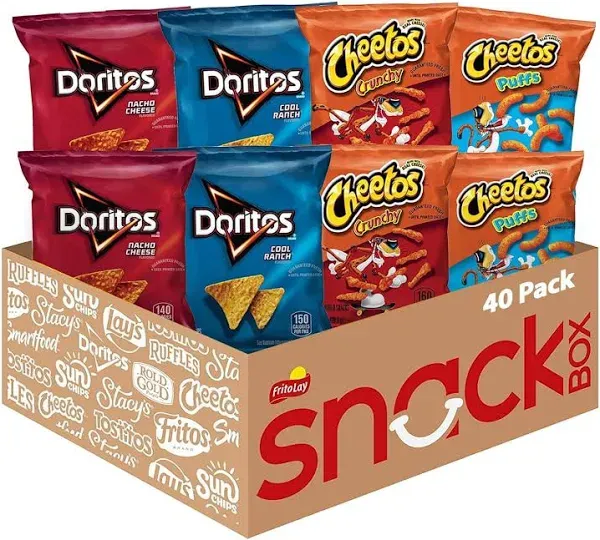 Frito Lay Doritos Cheetos Mix Variety Pack