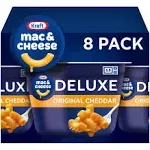 Kraft Deluxe Original Macaroni & Cheese Dinner (19.12 oz, 8 ct)