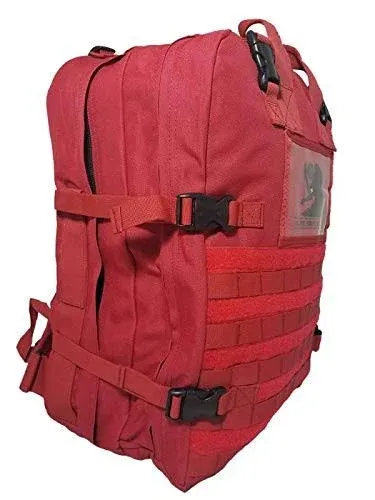 Elite First Aid Stomp Medical Kit Fully Stocked, Red