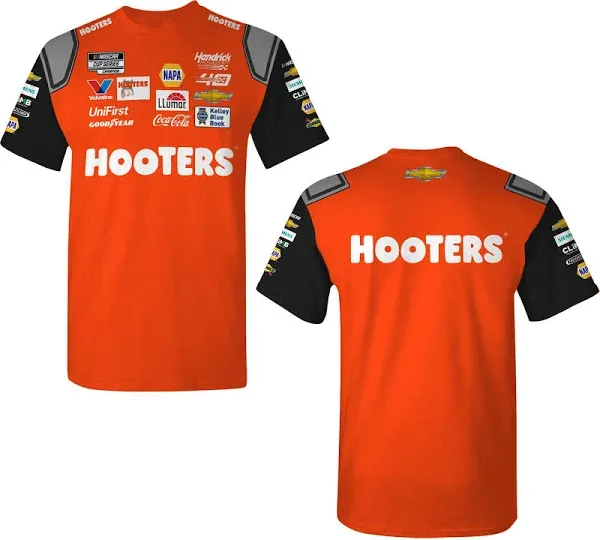 Hendrick Motorsports Chase Elliott Hooters Uniform T-Shirt