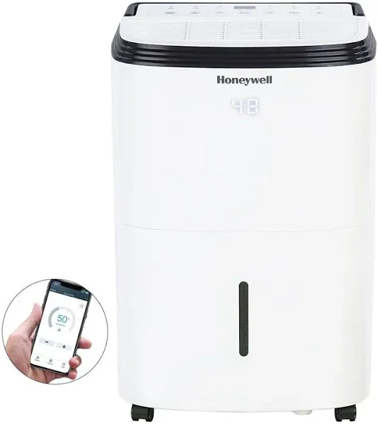 Honeywell TP30AWKNR Smart 30-Pint Energy Star Dehumidifier with Eco-Friendly Refrigerant, Wifi Connectivity and Alexa Control