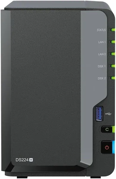 Synology DiskStation DS224+ 2-Bay NAS Enclosure