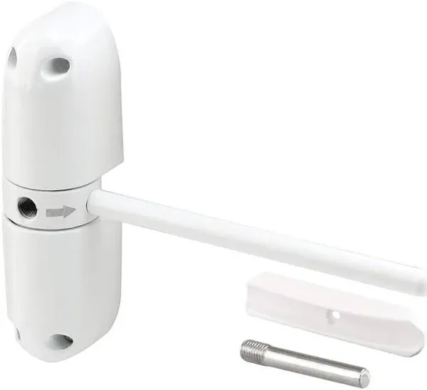 Prime-Line Gibcloser White Safety Spring Door Closer