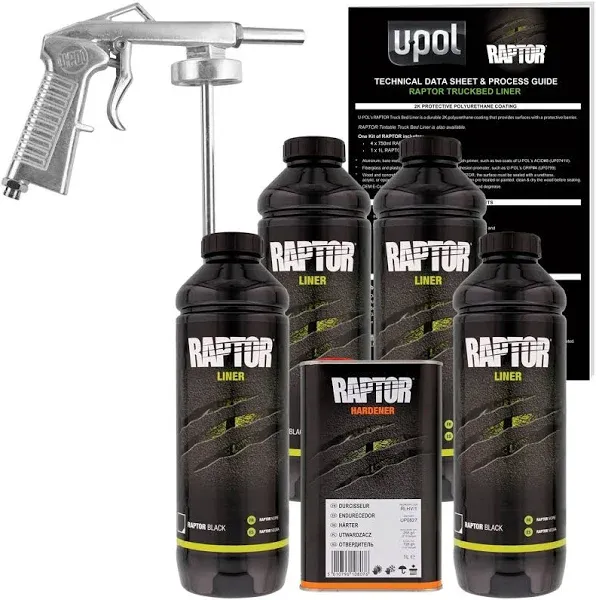 U-POL Raptor Urethane Spray-On Truck Bed Liner Kit