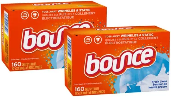 Bounce Fabric Softener Dryer Sheets Fresh