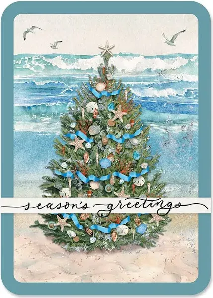 Lynnea Washburn Beach Tree Christmas Cards