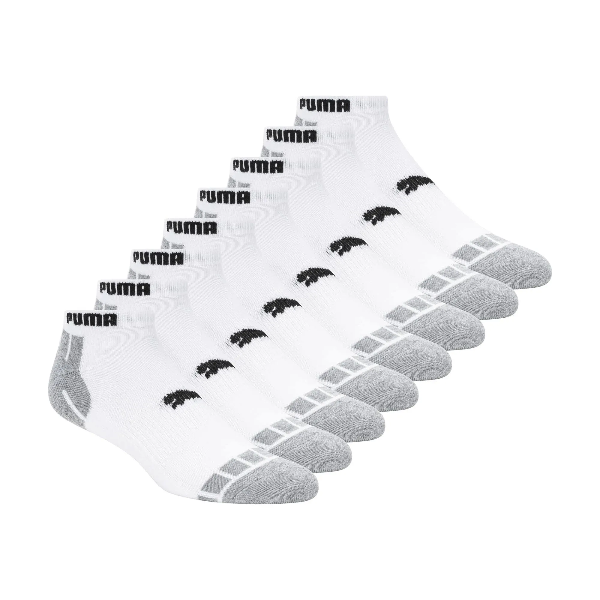 Puma Men's 8 Pack Low Cut Socks