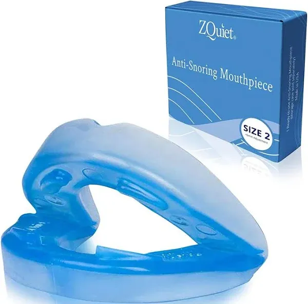 ZQuiet Anti-Snoring Mouthpiece Solution Comfort Size #1 Single Device-