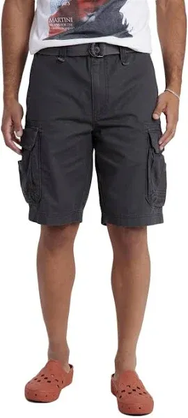 UNIONBAY Men's 11" Survivor Belted Cargo Shorts