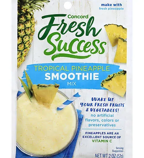 Concord Foods Tropical Pineapple Smoothie Mix