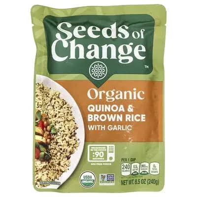 Seeds of Change Organic Rice Brown & Quinoa with Garlic