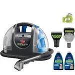 Bissell Little Green Pet Deluxe Portable Carpet Cleaner, 3353, Gray/Blue