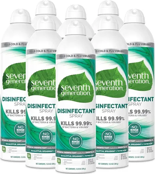 Seventh Generation Eucalyptus Spearmint & Thyme Disinfectant Spray 13.9 oz