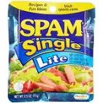 Spam Single Lite, 2.5 Ounce Pouch (Pack of 24)