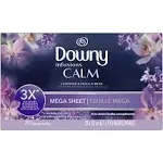 Downy Infusions Calm Bean Mega Dryer Sheets, Lavender & Vanilla (80 ct)