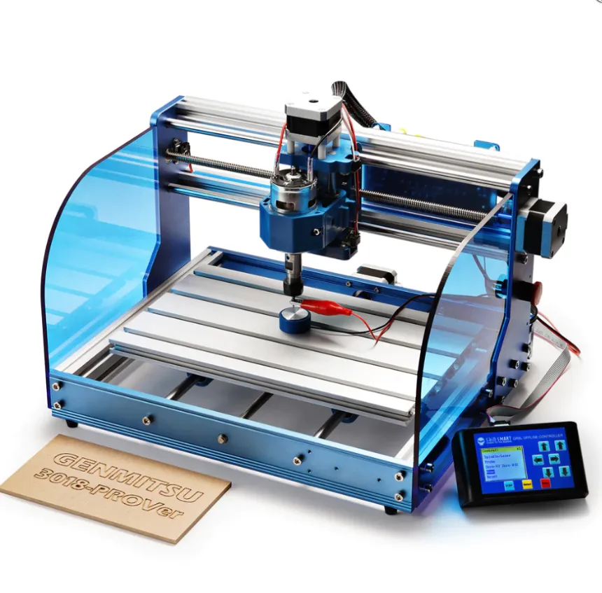 Beginner Mini Milling Engraver Kit, 3018-PROVer V2 CNC Router Machine with Z-Pro