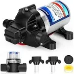 RV Water Pump,12V Diaphragm Pump,2088-554-144/2088-403-144 Fresh Water Pump,12V 3.5 Gallons per Minute,45 psi,1/2 NPT Connection