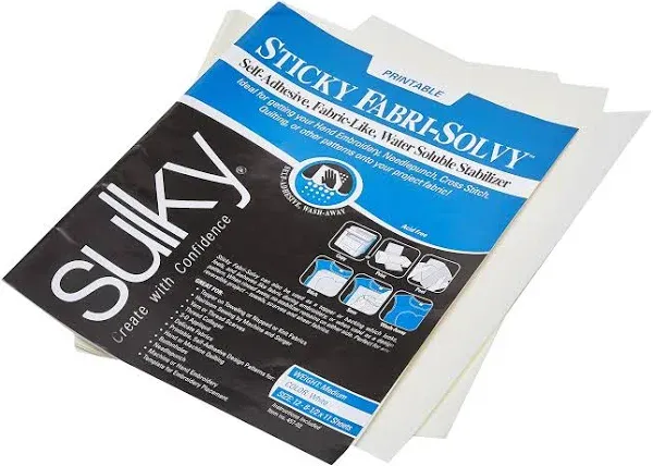 Sulky Sticky Fabri Solvy Stabilizer