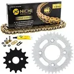 Niche Sprocket Chain Set for Honda XR50R 14/37t 420 X-Ring Motorcycle Mk1004916, Size: X-Ring Chain