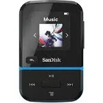 SanDisk 16GB Clip Sport Go MP3 Player, Red - LED Screen and FM Radio - SDMX30-016G-G46R (Renewed)