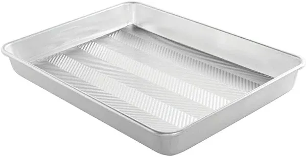 Nordic Ware Prism 13 X 17.75 High-Sided Sheet Cake Pan Metallic