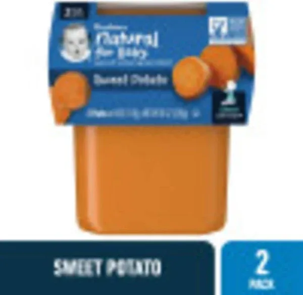 Gerber 2nd Foods 2nd Foods Baby Food Sweet Potato, 4.0 oz, 2 pack