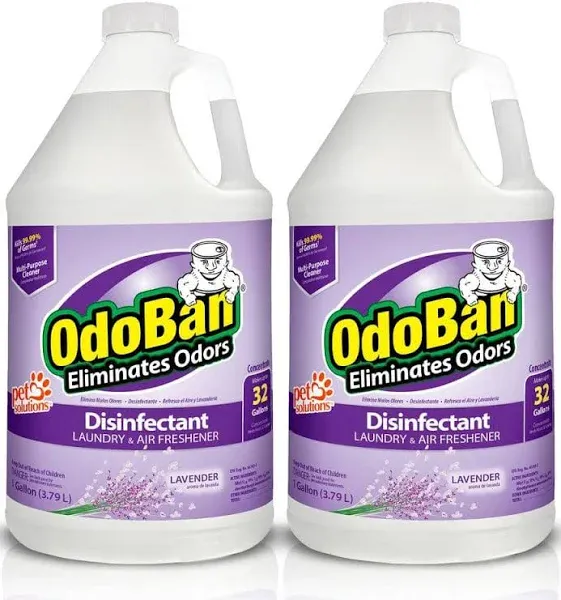 Odoban Disinfectant Concentrate and Odor Eliminator, 2 Gallons, Fresh Linen Scent