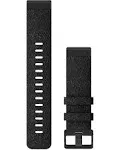 Garmin - QuickFit 22 Watch Band - Heathered Black Nylon