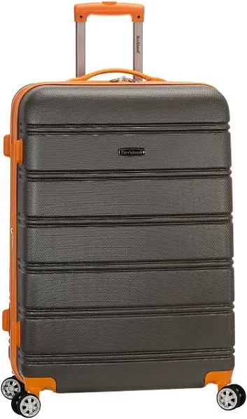 Melbourne Hardside Expandable Spinner Wheel Luggage, Charcoal, Checked Large 28&#034;