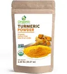 Organic Turmeric Root Powder | 2.2 lbs (35.27 Ounce) | Lab Tested for Heavy Metal and Purity, Resealable Kraft Bag, Non-GMO, Curcumin Powder - 100% Raw from India, by SHOPOSR