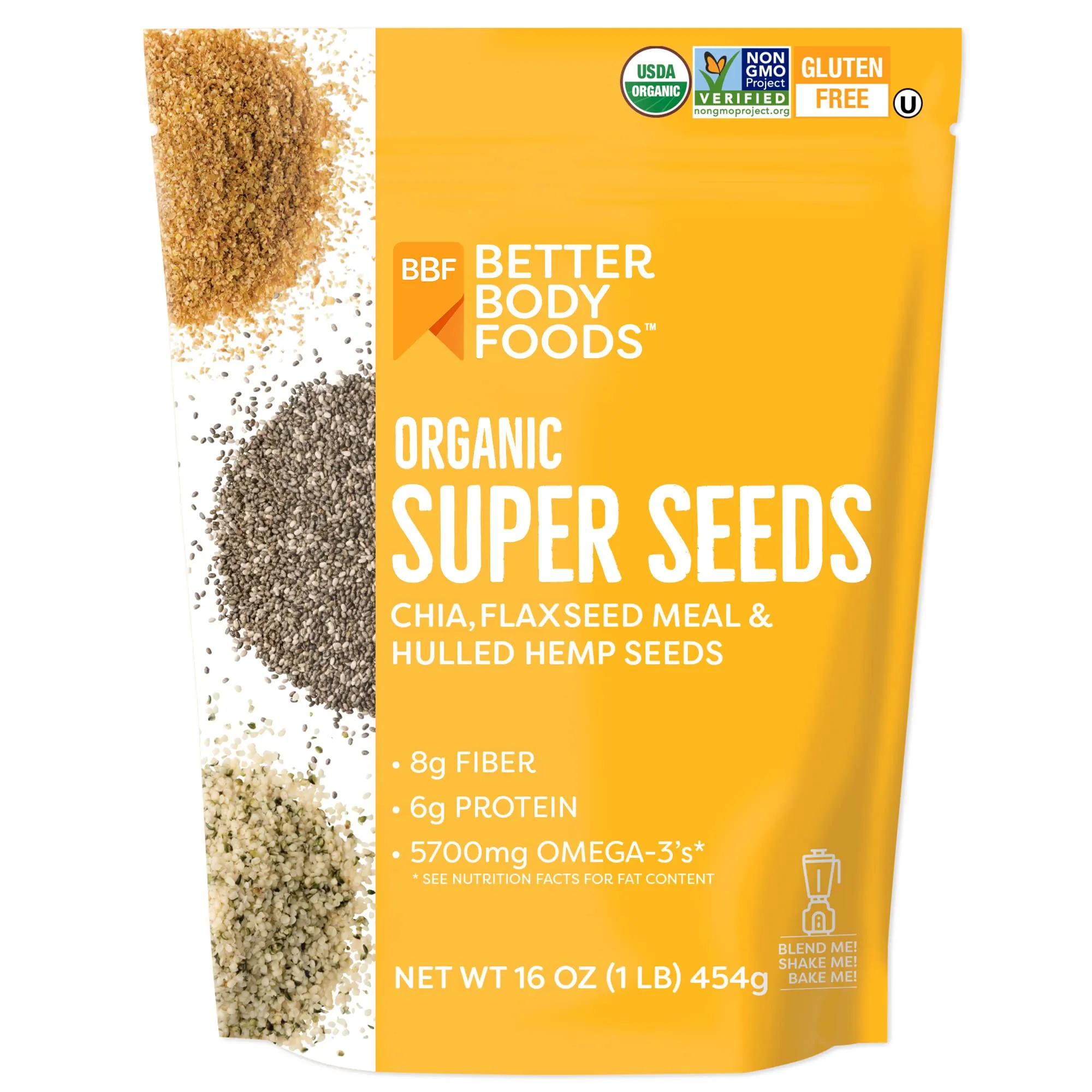 Betterbody Foods Superfood Organic Super Seeds