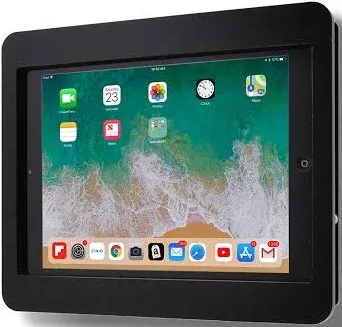  Anti-Theft Acrylic VESA Enclosure for Apple with Free iPad 7/8/9 10.2&#034; Black