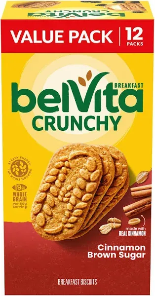 Belvita Breakfast Biscuits Cinnamon Brown Sugar