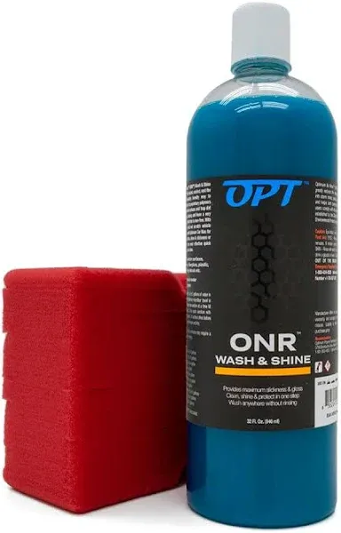 Optimum ONR and BRS Big Red Sponge Car Cleaning Kit