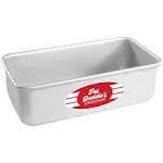 Fat Daddio's BP-5643SET Anodized Aluminum Bread Loaf Pan, 9 x 5 x 2.75 inch, Set of 2, Silver