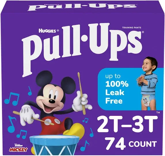 Huggies® Pull-Ups Learning Designs Potty Training Pants for Boys, 2T-3T, 18 lbs to 34 lbs, 94/Carton (KCC45266)