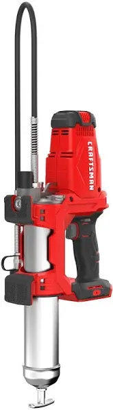 CRAFTSMAN V20 Grease Gun Kit, Cordless, 40" Hose, 10,000 Max PSI, Battery and Charger Included (CMCGG001D1)