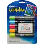 Expo Neon Dry Erase Markers, Bullet Tip, Assorted Colors - 5 markers