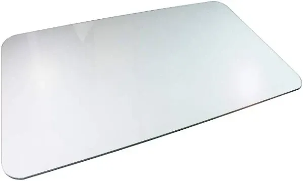 Glaciermat® Heavy Duty Glass Chair Mat for Hard Floors & Carpets - 36" x 40"