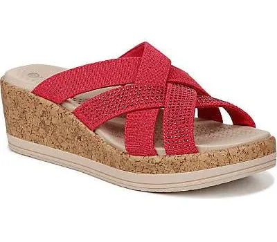 BZees Women's Reign Machine Washable Comfort Wedge Sandal