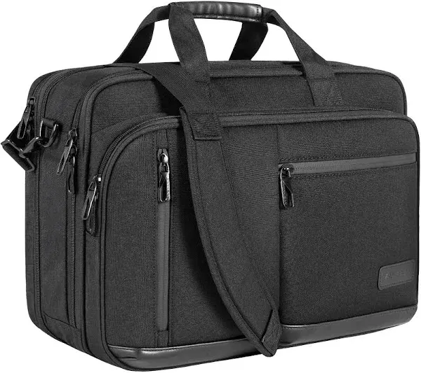  Laptop Briefcase for Men Women, Fits Up to 17.3 Inch Laptops Premium Shoulder 